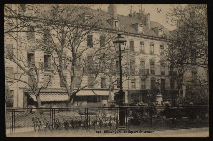 Besançon - Besançon - le Square St-Amour. [image fixe] , 1903/1908