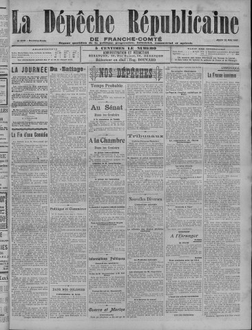 16/05/1907 - La Dépêche républicaine de Franche-Comté [Texte imprimé]