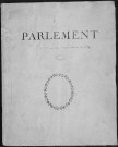 Ms Baverel 52 - « Parlement jusqu'à la conquête en 1674 »