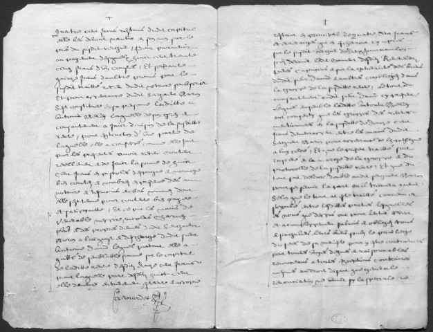 Ms Z 787 - Documents comtois, 1619, 1640 et 1806