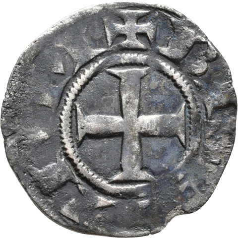 874.1.22 - pièce de monnaie ; denier estevenant