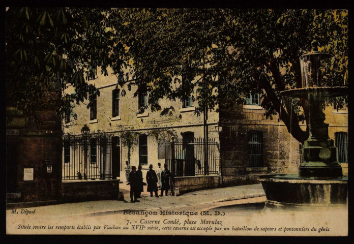 Caserne Condé, place Marulaz [image fixe] , 1904/1914