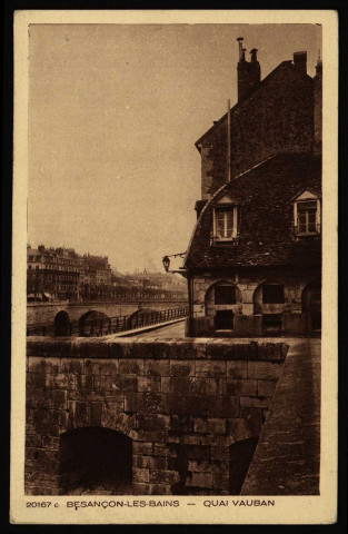 Besançon-les-Bains. Quai Vauban [image fixe] , Mulhouse : Braun et Cie, 1904/1930