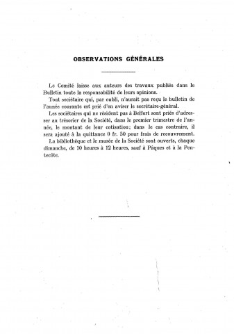 01/01/1914 - Bulletin de la Société belfortaine d'émulation [Texte imprimé]