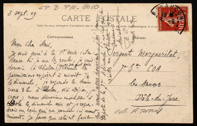 Besançon - Vue générale prise du clocher de Saint-Pierre (côté nord-est). [image fixe] , Besançon : Louis Mosdier, édit. Besançon, 1904/1909