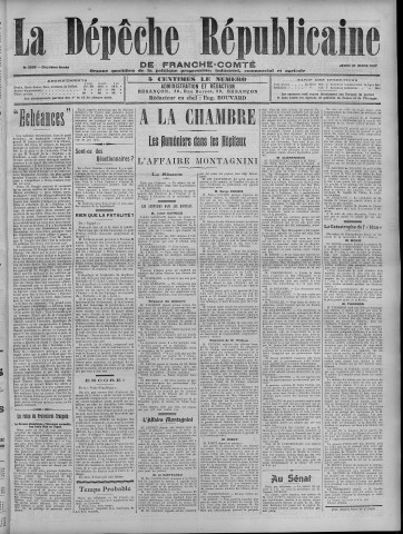 21/03/1907 - La Dépêche républicaine de Franche-Comté [Texte imprimé]