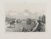 Pont St-Pierre [image fixe] : Besançon / Ravignat del: et lith.  ; Lith: de Valluet Jne Edit. Besançon , Besançon : Imprimerie Valluet jeune, 1800/1899
