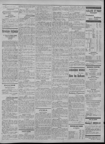 31/10/1912 - La Dépêche républicaine de Franche-Comté [Texte imprimé]