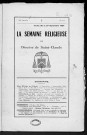 20/09/1951 - La Semaine religieuse du diocèse de Saint-Claude [Texte imprimé]