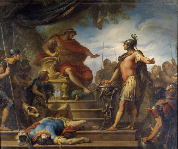 Mucius Scaevola devant Porsenna