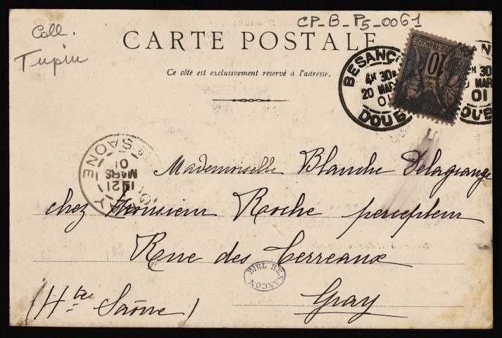 Besançon - Besançon à vol d'oiseau. [image fixe] , Besançon : Teulet, Editeur, Grande-Rue, 61, Besançon, 1897/1901