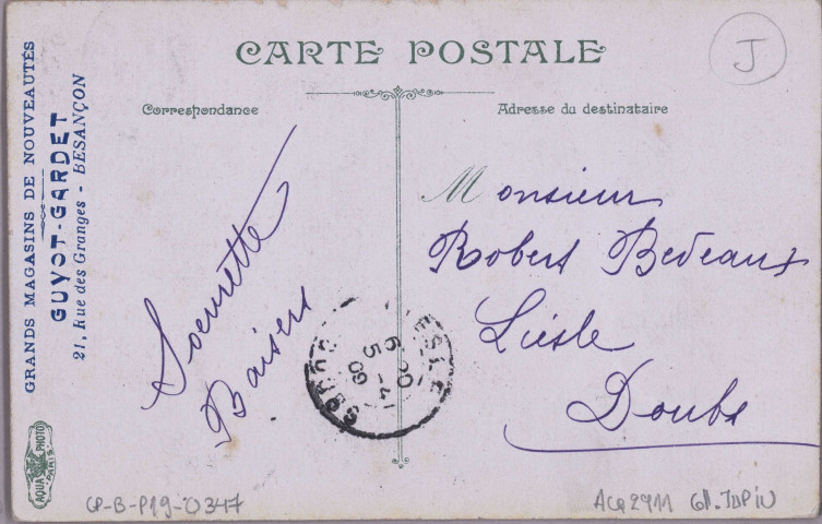 Infanterie. La relève de la garde. [image fixe] , Paris : LV & Cie, 1904/1930