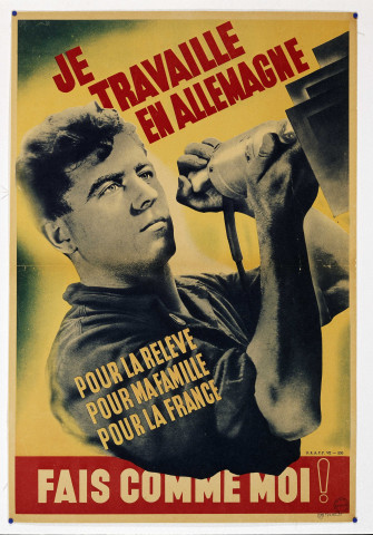 Je travaille en Allemagne, Fais comme moi !, affiche