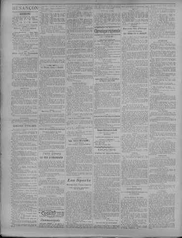 19/07/1922 - La Dépêche républicaine de Franche-Comté [Texte imprimé]
