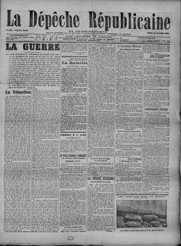 19/10/1915 - La Dépêche républicaine de Franche-Comté [Texte imprimé]