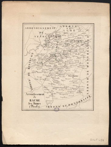 Petites cartes d'arrondissements de Valluet. [Document cartographique] , 1875/1900