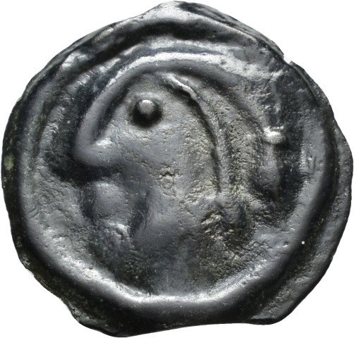 A.GX.13 - pièce de monnaie ; potin