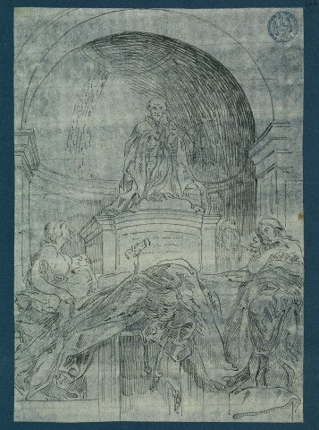 Tombeau du pape Alexandre VII à Saint-Pierre de Rome , [S.l.] : [s.n.], [1700-1800]