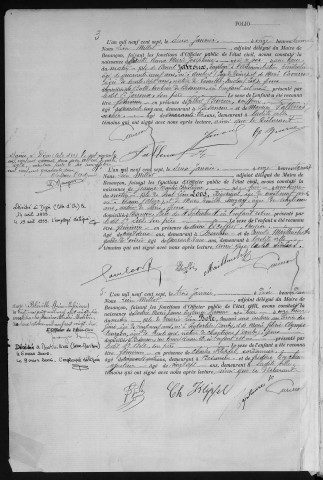 Registre des naissances, 1907