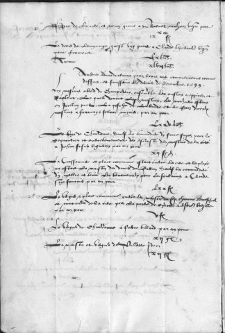 Registre des délibérations municipales 1er janvier 1597 - 31 décembre 1599