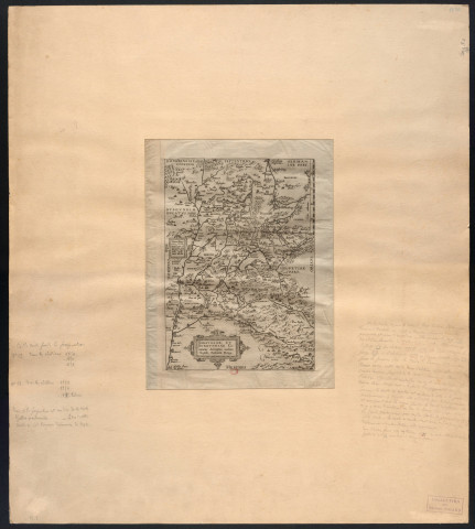 Sabaudiae et Burgundiae Comitatus descriptio, auctore Aegidio Bulionio Belga. Scala miliarum, 25 [Document cartographique] , 1570