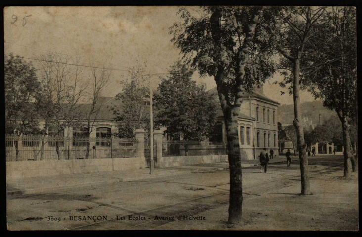 Besançon - Les Ecoles - Avenue d'Helvétie [image fixe] , 1904/1930