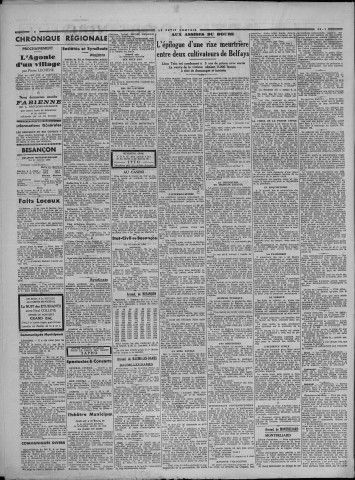 22/01/1936 - Le petit comtois [Texte imprimé] : journal républicain démocratique quotidien