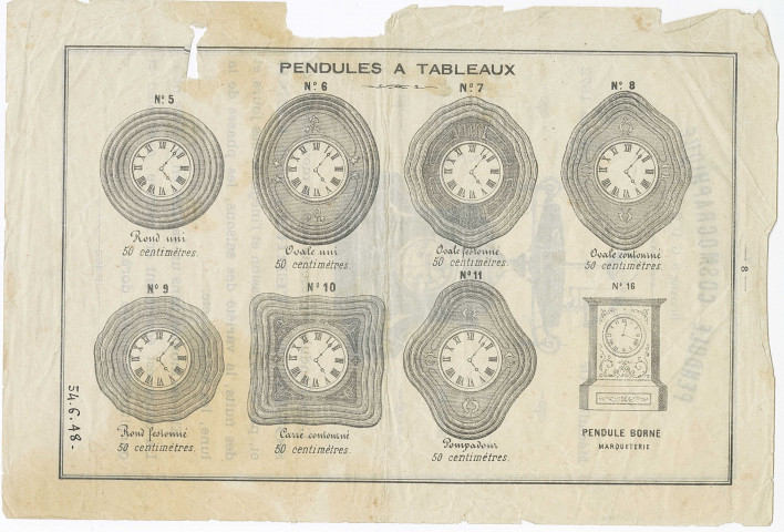 1954.6.48 - Pendule cosmographique