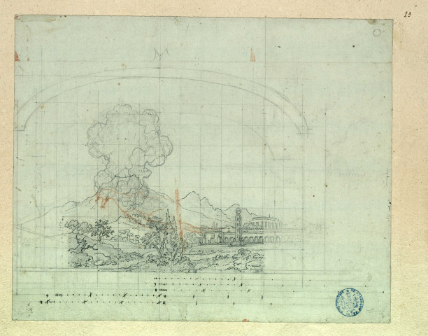 Détails pour l'opéra de "Cora". Projet de décor de théâtre / Pierre-Adrien Pâris , [S.l.] : [P.-A. Pâris], [1700-1800]