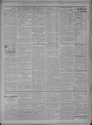 02/01/1920 - La Dépêche républicaine de Franche-Comté [Texte imprimé]
