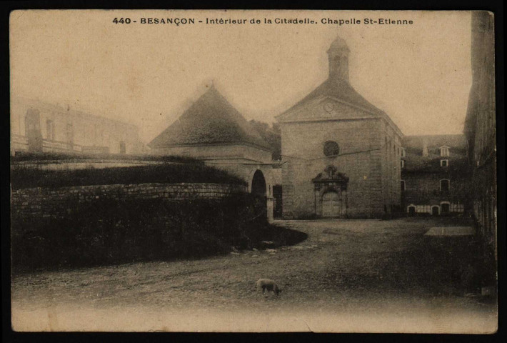 Besançon - Intérieur de la Citadelle - Chapelle St-Etienne [image fixe] 1904/1907