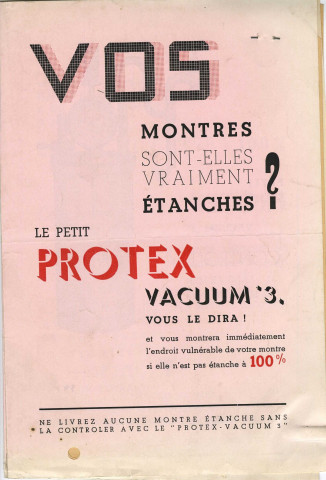 70MDT1 - Cours du Technicum du Locle, documents techniques et supports de cours : documents portant sur les pendules astronomiques et de précision, les montres antimagnétiques, le bronze au glucynium, les compteurs à seconde de l'entreprise Favag , l'appareil de contrôle d'étanchéité des boites de montres « Protex », dessins techniques et photographies, projets de cours d'horlogerie, textes techniques tapuscrits et tirés à part .