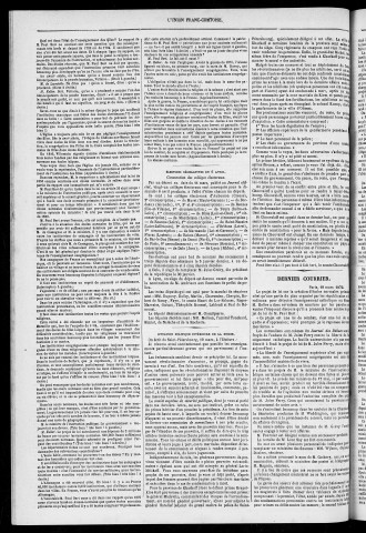 19/03/1879 - L'Union franc-comtoise [Texte imprimé]