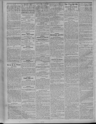 17/08/1907 - La Dépêche républicaine de Franche-Comté [Texte imprimé]
