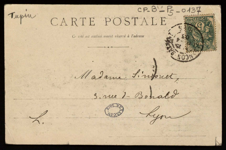 Besançon - La Tour de la Pelotte. [image fixe] Phot. D. et M, 1897/1903