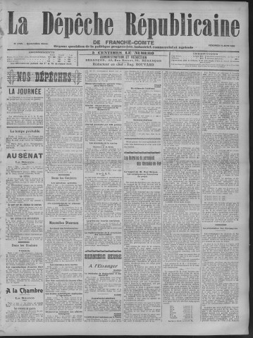 04/06/1909 - La Dépêche républicaine de Franche-Comté [Texte imprimé]