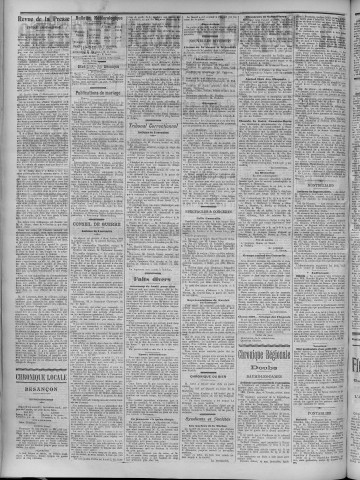 07/11/1908 - La Dépêche républicaine de Franche-Comté [Texte imprimé]