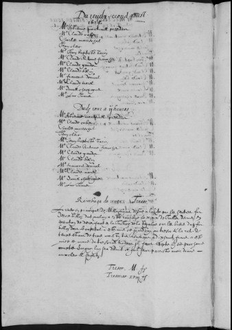 Registre des délibérations municipales 1er août 1629 - 3 juin 1630