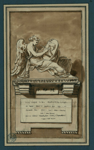 Tombeau d'une femme, de style antique , [S.l.] : [s.n.], [1700-1800]