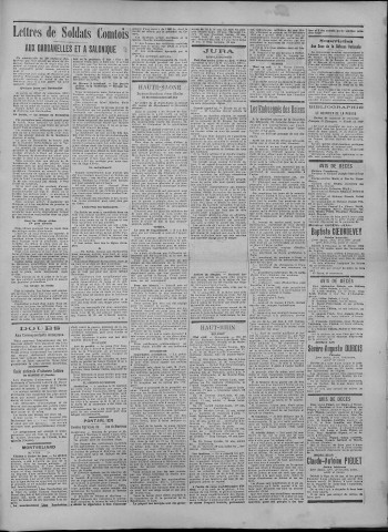 28/02/1916 - La Dépêche républicaine de Franche-Comté [Texte imprimé]