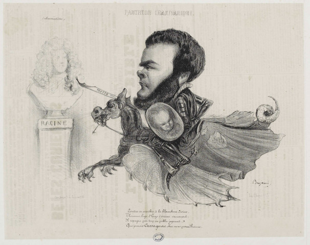 Panthéon Charivarique, [Cassagnac] [image fixe] / Benjamin  ; Impr. d'Aubert et Cie , [Paris] : chez Bauger, 1800/1899