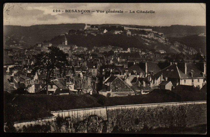 Besançon - Vue générale - La Citadelle [image fixe] , Besançon : Edition Gaillard-Prêtre, 1912/1920