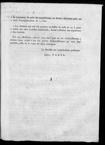 [Lettre circulaire des administrateurs composant le directoire du département du Doubs, datée de Besançon, le 21 septembre 1791]