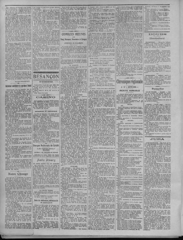 20/08/1923 - La Dépêche républicaine de Franche-Comté [Texte imprimé]