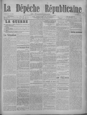 13/06/1918 - La Dépêche républicaine de Franche-Comté [Texte imprimé]