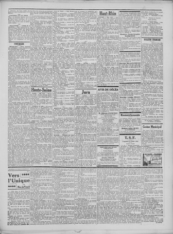 06/06/1933 - La Dépêche républicaine de Franche-Comté [Texte imprimé]