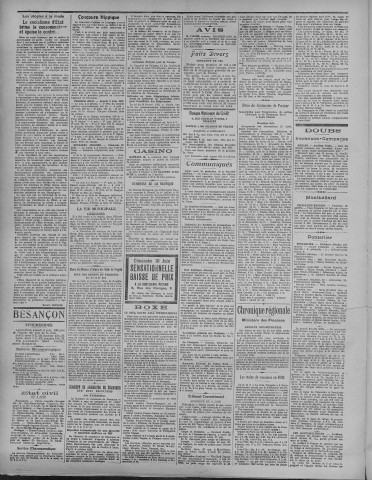 09/06/1923 - La Dépêche républicaine de Franche-Comté [Texte imprimé]