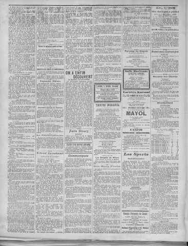 26/11/1921 - La Dépêche républicaine de Franche-Comté [Texte imprimé]