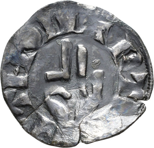 874.1.17 - pièce de monnaie ; denier estevenant