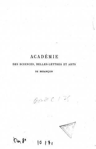 01/01/1912 - Procès verbaux et mémoires [Texte imprimé] /